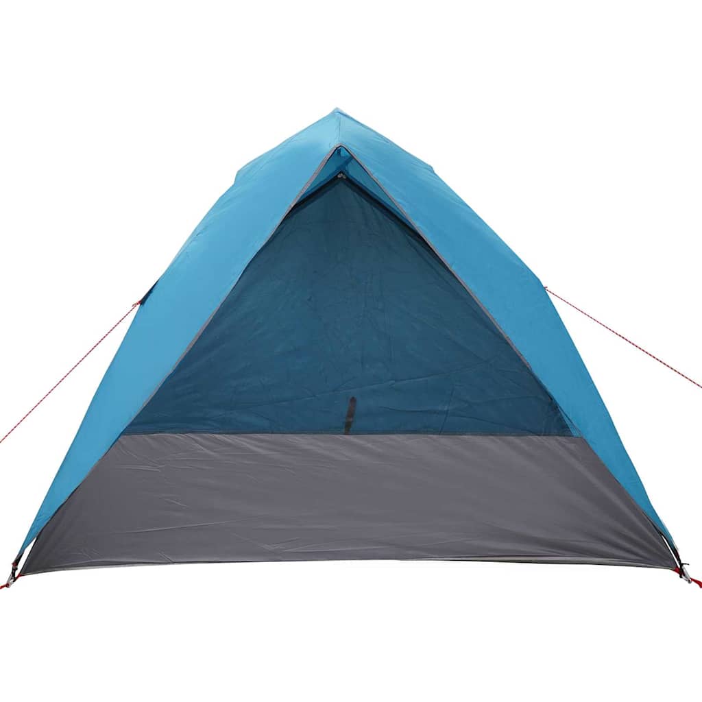 Σκηνή Camping με στέγη Μπλε 320 x 275 x 190 εκ. ταφτάς - Pakobazaar