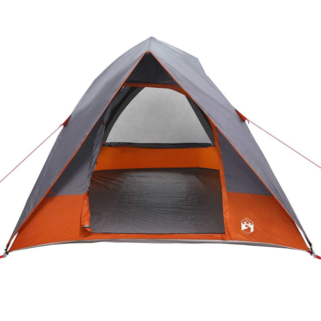 Σκηνή Camping Γκρι και Πορτοκαλί 320 x 275 x 190 εκ. ταφτάς - Pakobazaar