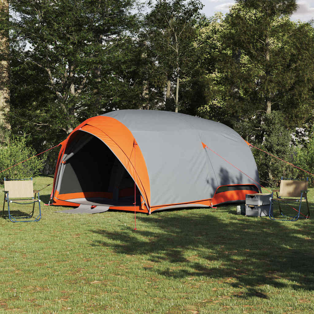 Τέντα σήτα Γκρι και Πορτοκαλί 410 x 285 x 198 εκ. ταφτάς - Pakobazaar