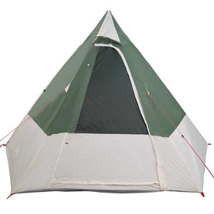 Σκηνή Camping με στέγη Πράσινο 482 x 360 x 227 εκ ταφτάς - Pakobazaar