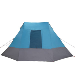 Σκηνή Camping με στέγη Μπλε 482 x 360 x 227 εκ ταφτάς - Pakobazaar