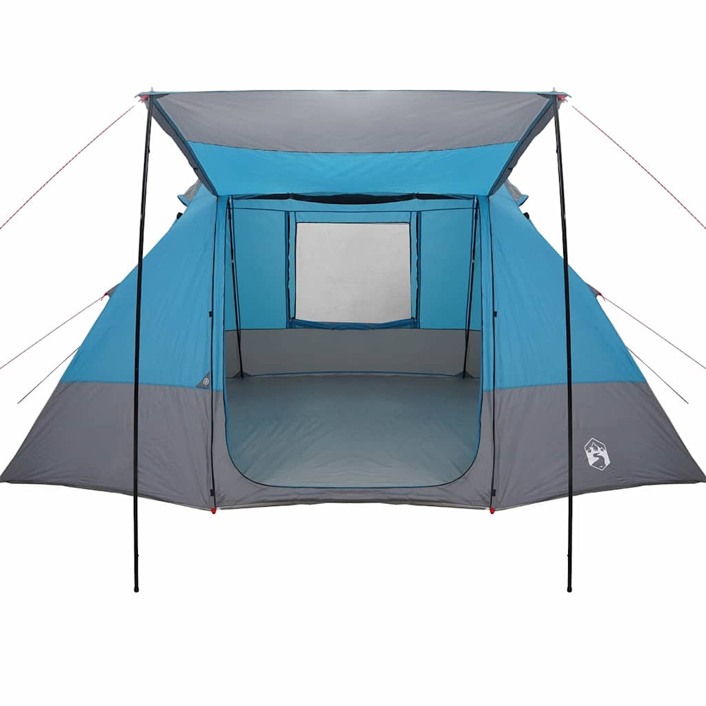 Σκηνή Camping με στέγη Μπλε 482 x 360 x 227 εκ ταφτάς - Pakobazaar