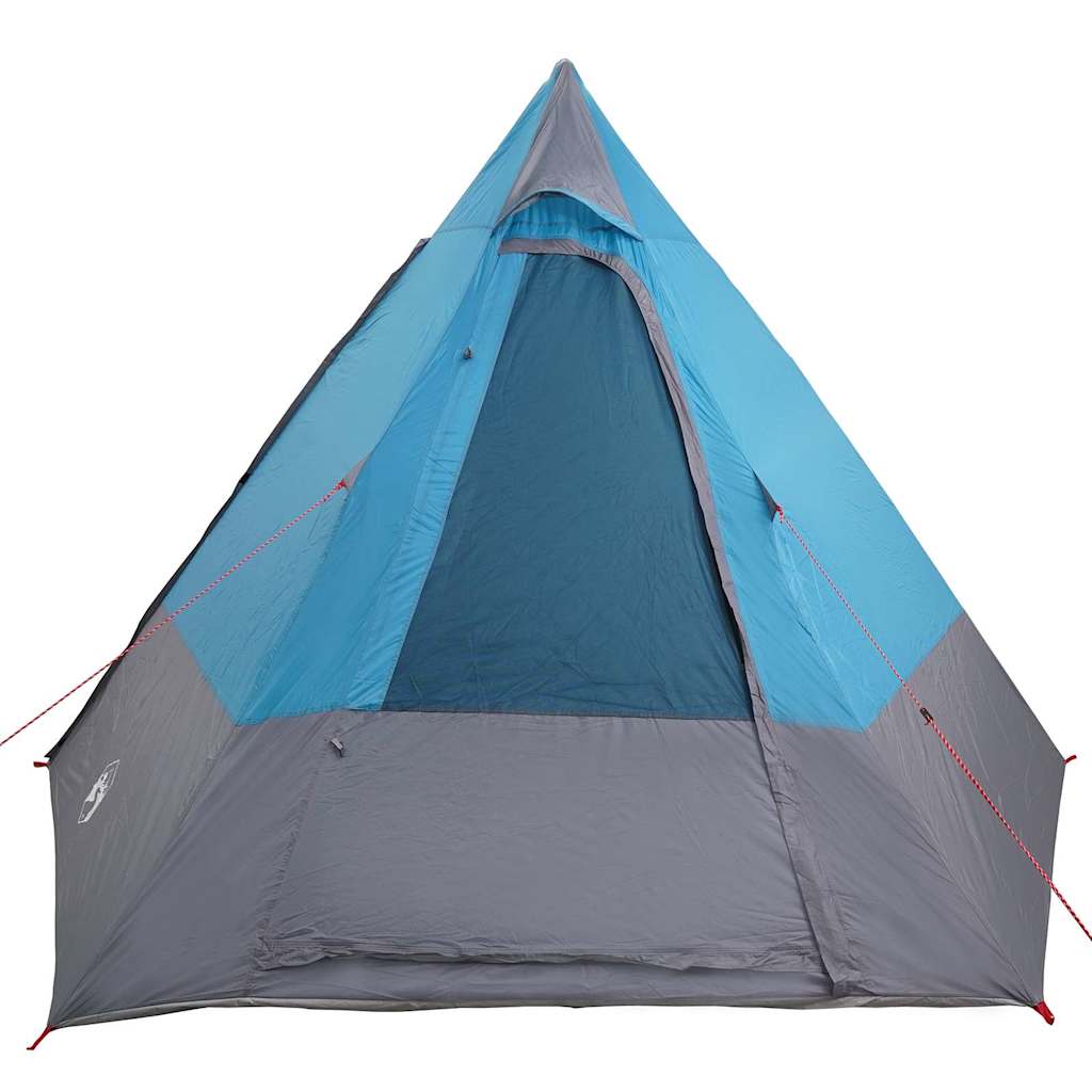 Σκηνή Camping με στέγη Μπλε 482 x 360 x 227 εκ ταφτάς - Pakobazaar