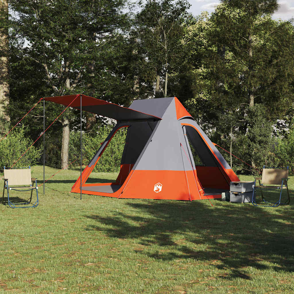 Σκηνή Camping Γκρι και Πορτοκαλί 482 x 360 x 227 εκ ταφτάς - Pakobazaar
