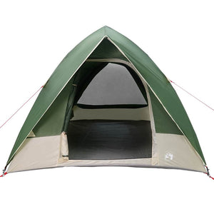 Σκηνή Camping με στέγη Πράσινο 275 x 230 x 140 εκ. ταφτάς - Pakobazaar