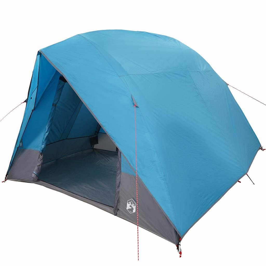 Σκηνή Camping με στέγη Μπλε 275 x 230 x 140 εκ. ταφτάς - Pakobazaar