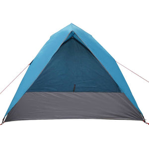 Σκηνή Camping με στέγη Μπλε 275 x 230 x 140 εκ. ταφτάς - Pakobazaar