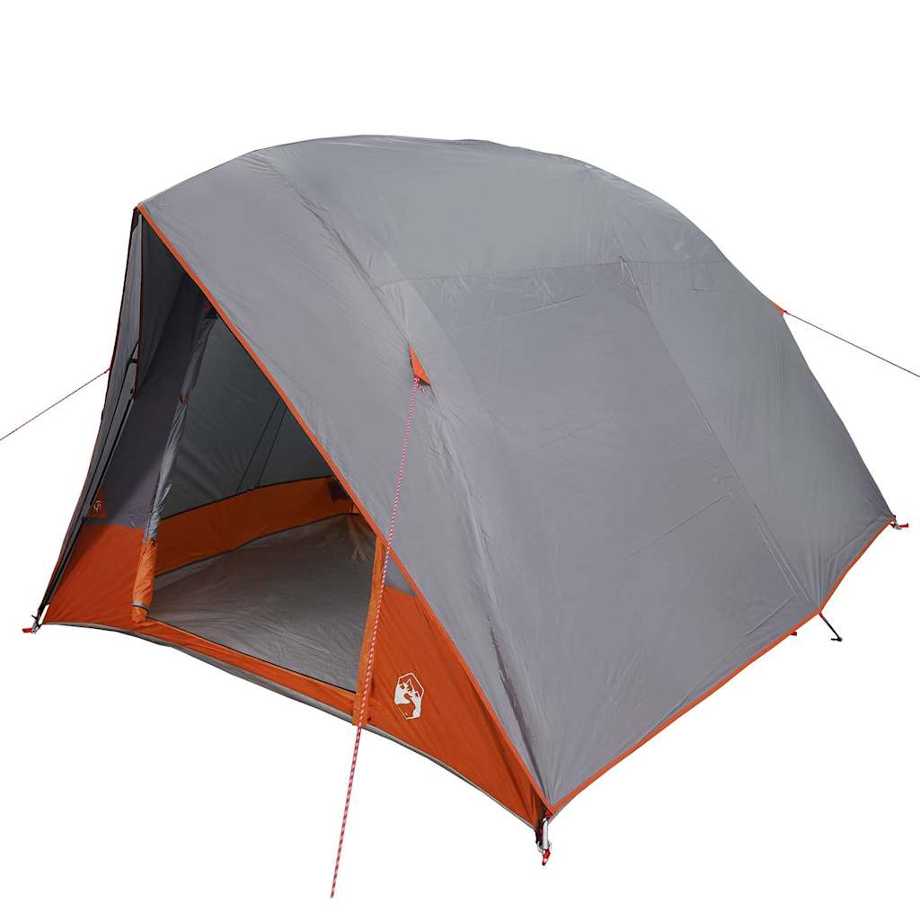 Σκηνή Camping Γκρι και Πορτοκαλί 275 x 230 x 140 εκ. ταφτάς - Pakobazaar
