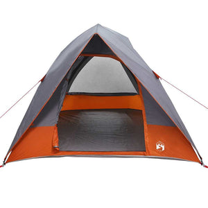Σκηνή Camping Γκρι και Πορτοκαλί 275 x 230 x 140 εκ. ταφτάς - Pakobazaar