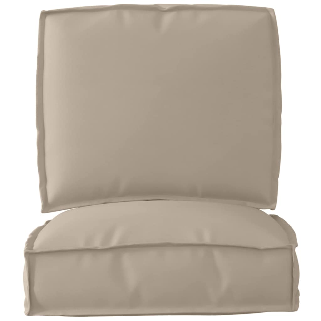 Σετ Μαξιλαριών Πάγου Ύφασμα Όξφορντ Taupe 50 x 50 x 12 cm - Pakobazaar