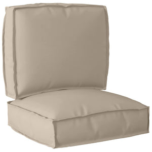Σετ Μαξιλαριών Πάγου Ύφασμα Όξφορντ Taupe 50 x 50 x 12 cm - Pakobazaar