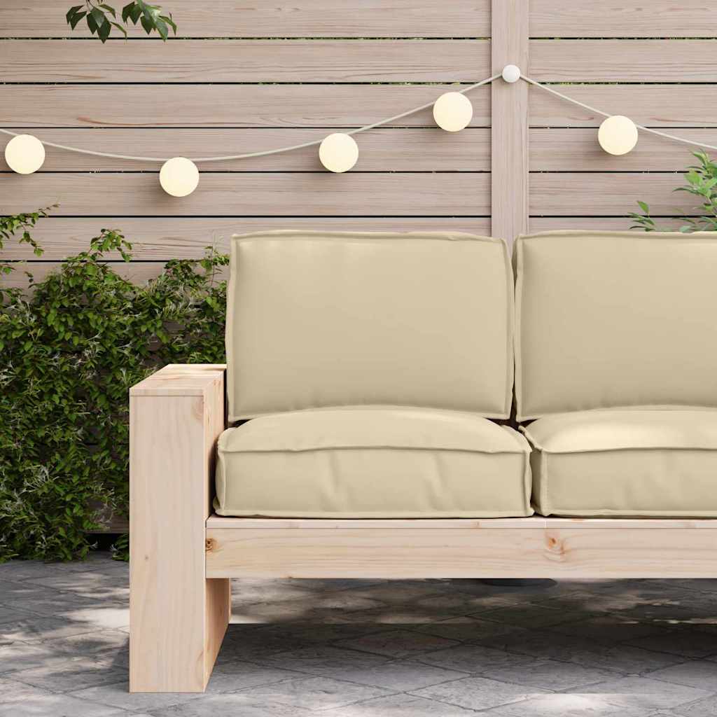 Σετ Μαξιλαριών Πάγου 2 pcs Μπεζ Ύφασμα Όξφορντ