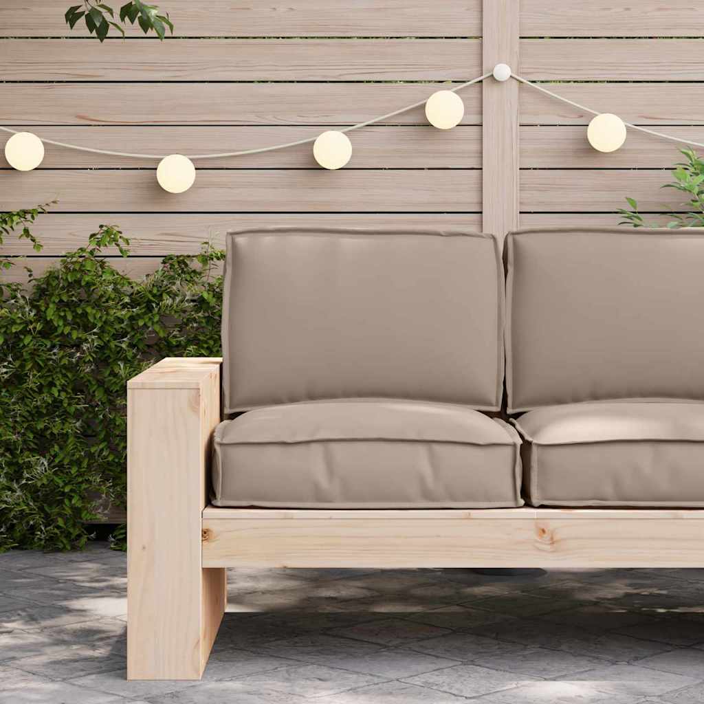 Σετ Μαξιλαριών Πάγου 2 pcs Taupe Ύφασμα Όξφορντ