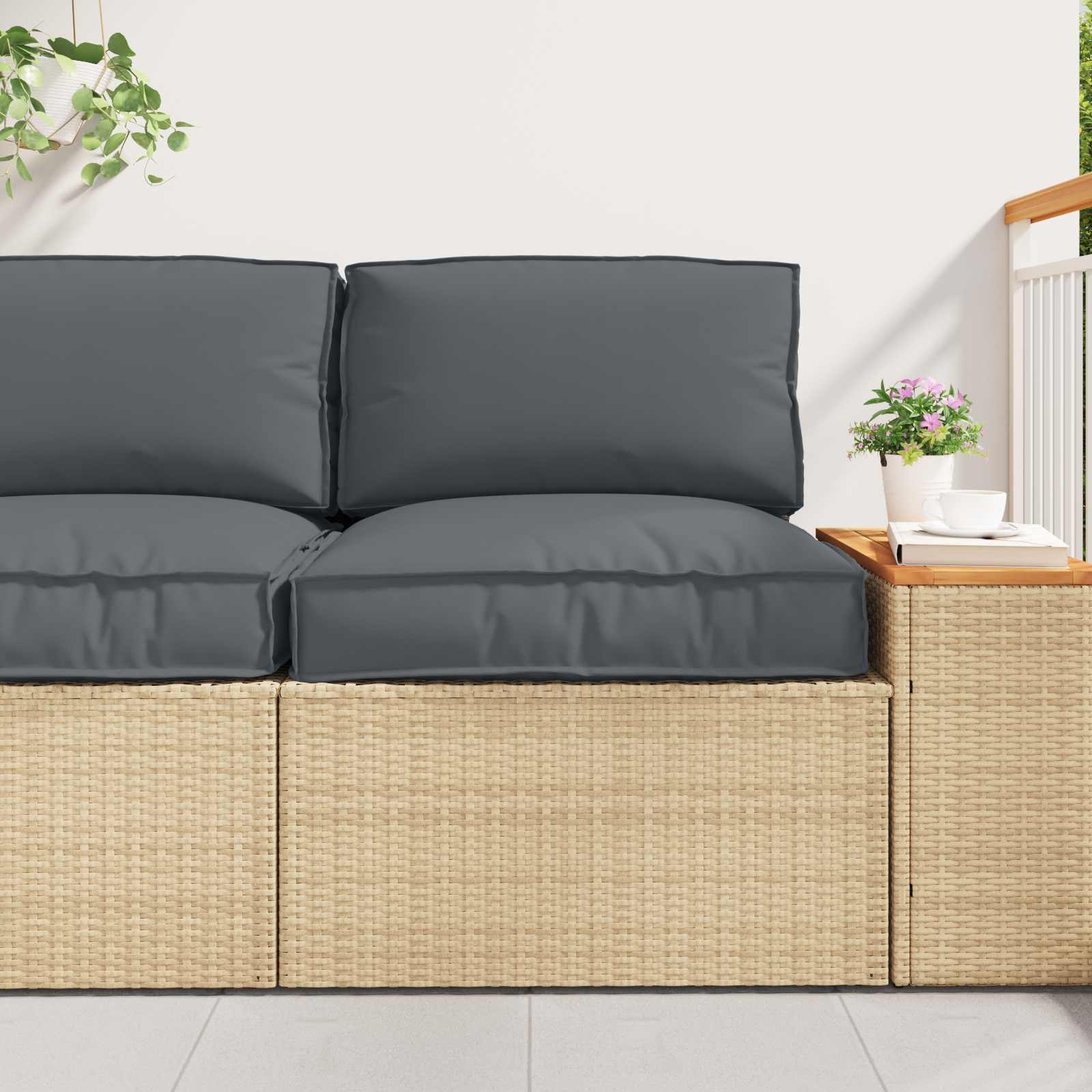 Σετ Μαξιλαριών Πάγου 2 pcs Ανθρακί Ύφασμα Όξφορντ - Pakobazaar