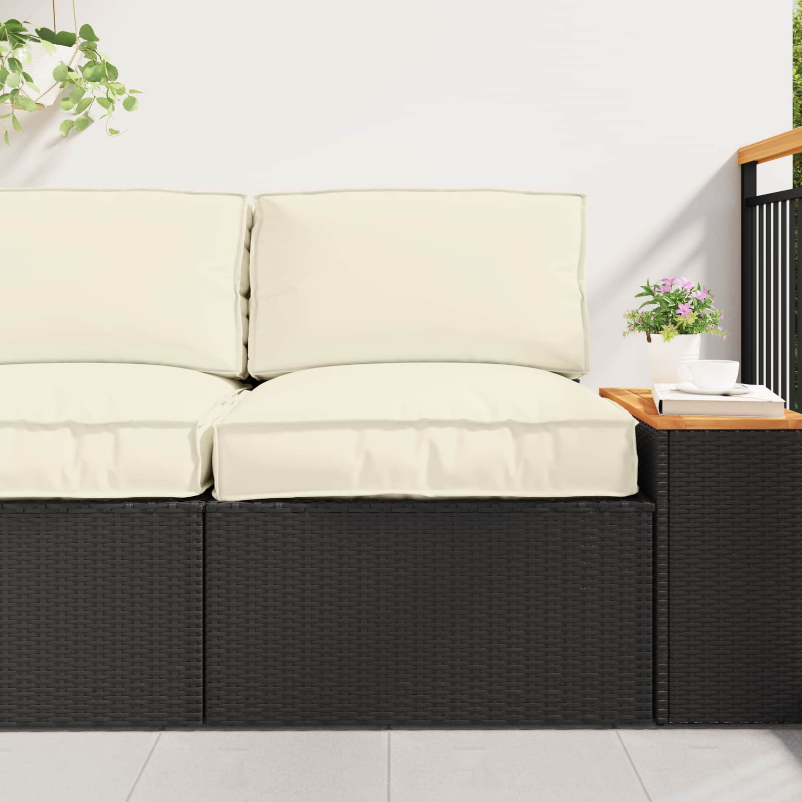 Σετ Μαξιλαριών Πάγου 2 pcs Κρεμ Ύφασμα Όξφορντ - Pakobazaar