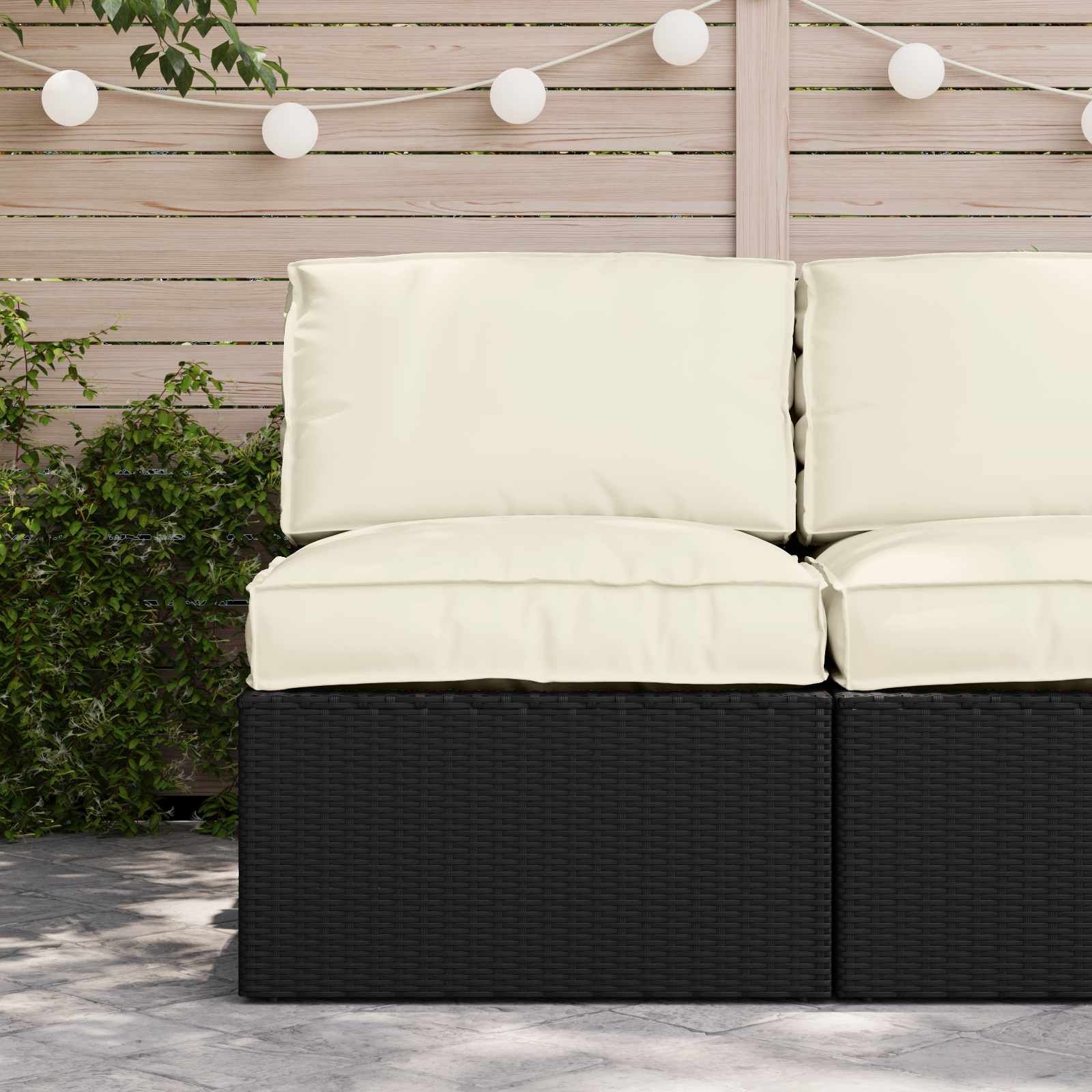 Σετ Μαξιλαριών Πάγου 2 pcs Κρεμ Ύφασμα Όξφορντ - Pakobazaar