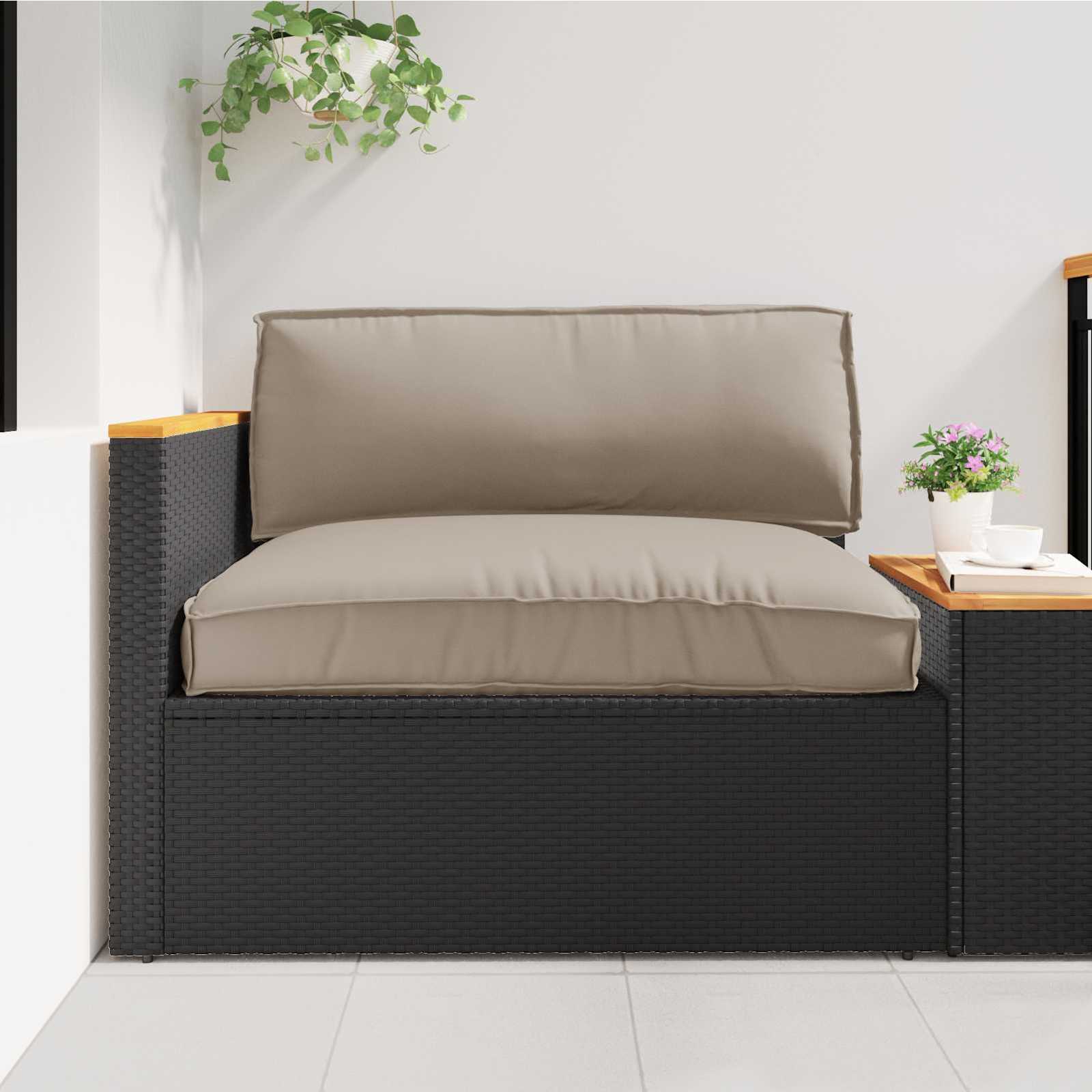 Σετ Μαξιλαριών Πάγου 2 pcs Taupe Ύφασμα Όξφορντ - Pakobazaar