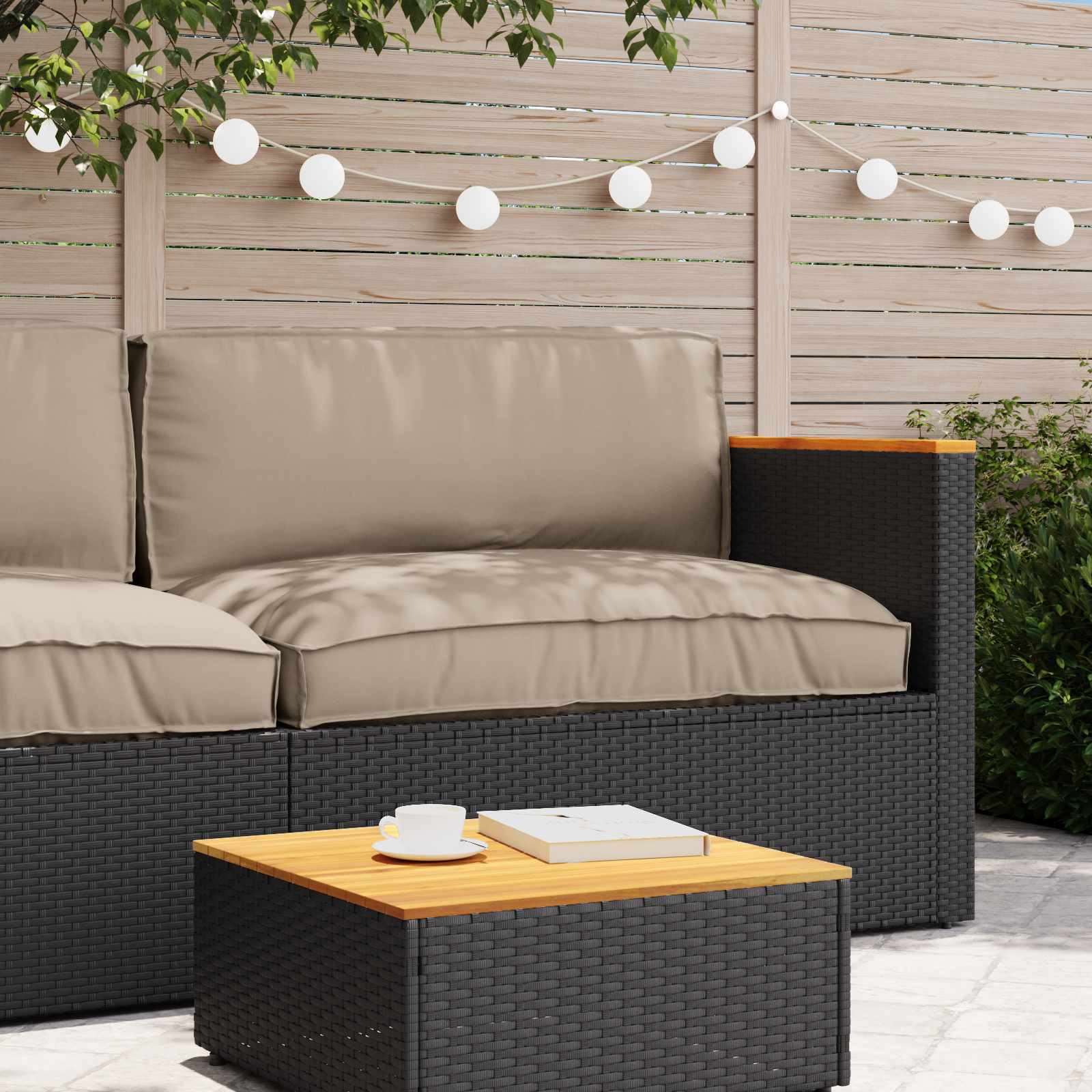 Σετ Μαξιλαριών Πάγου 2 pcs Taupe Ύφασμα Όξφορντ - Pakobazaar