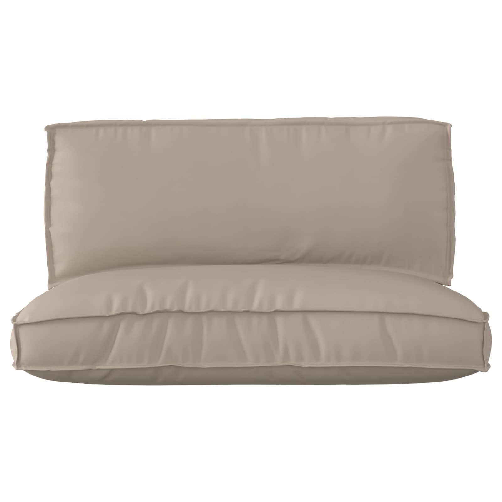 Σετ Μαξιλαριών Πάγου 2 pcs Taupe Ύφασμα Όξφορντ - Pakobazaar