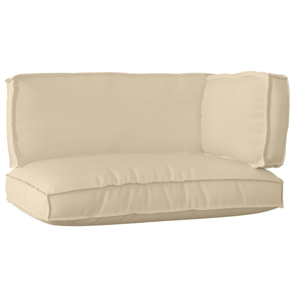 Σετ Μαξιλαριών Πάγου 3 pcs Μπεζ Ύφασμα Όξφορντ - Pakobazaar