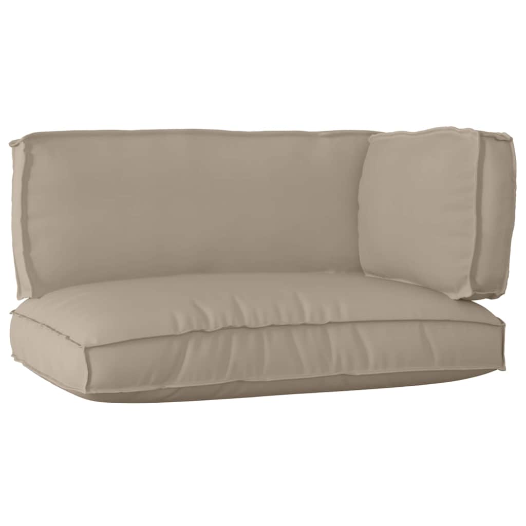 Σετ Μαξιλαριών Πάγου 3 pcs Taupe Ύφασμα Όξφορντ - Pakobazaar