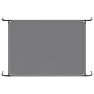 Ανυψωμένο κρεβάτι σκύλου Γκρι 130x80x20 cm Ύφασμα Οξφόρδης