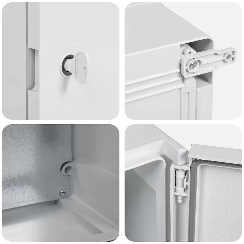 Ντουλάπι Ελέγχου Γκρι 25 x 13 x 24 εκ ΑΒΣ Πλαστικό - Pakobazaar