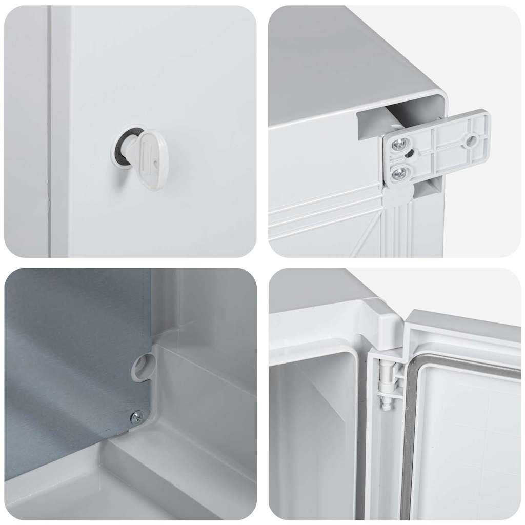 Ντουλάπι Ελέγχου Γκρι 42 x 19,5 x 50 εκ ΑΒΣ Πλαστικό - Pakobazaar