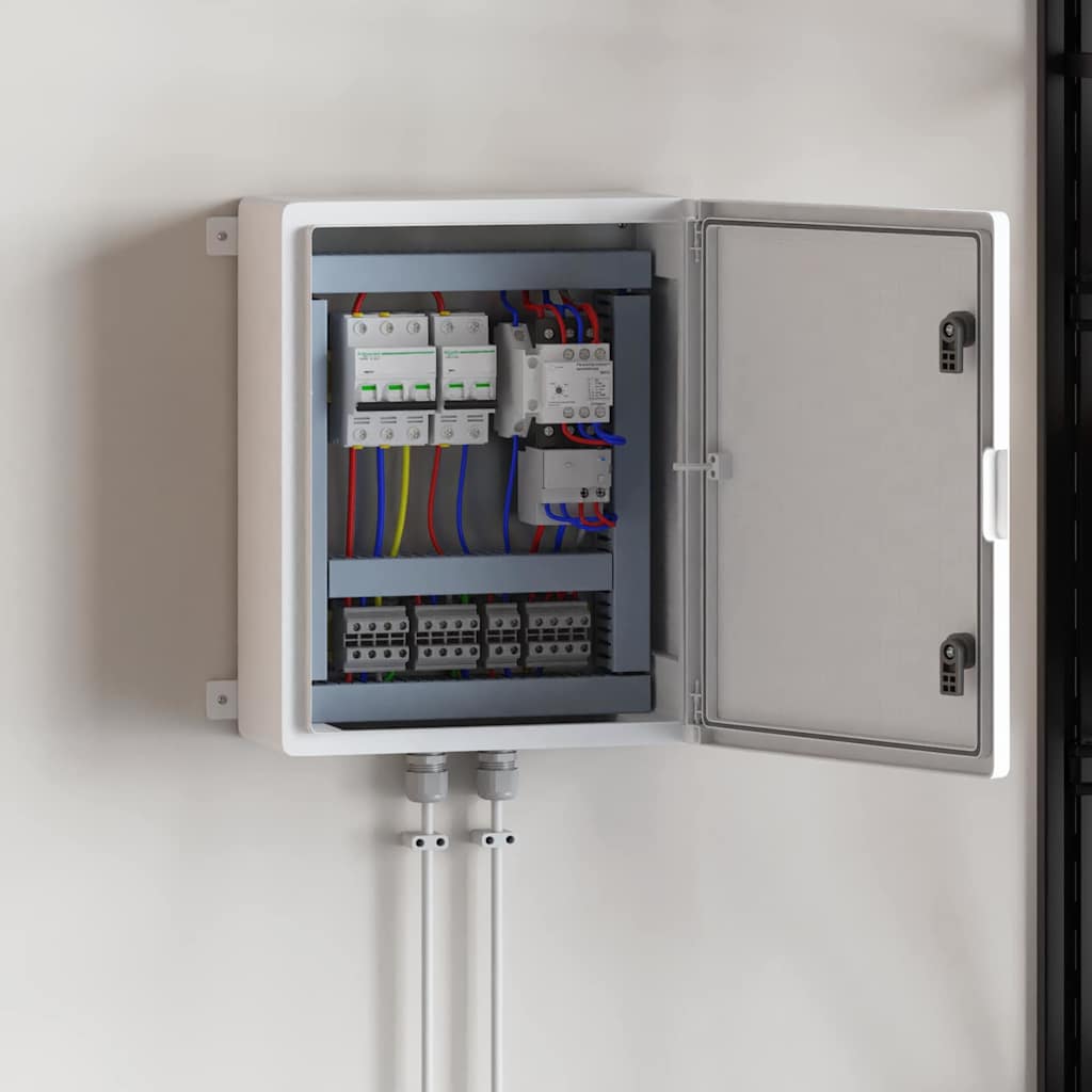 Ντουλάπι Ελέγχου Γκρι 47 x 24 x 50 εκ ΑΒΣ Πλαστικό - Pakobazaar