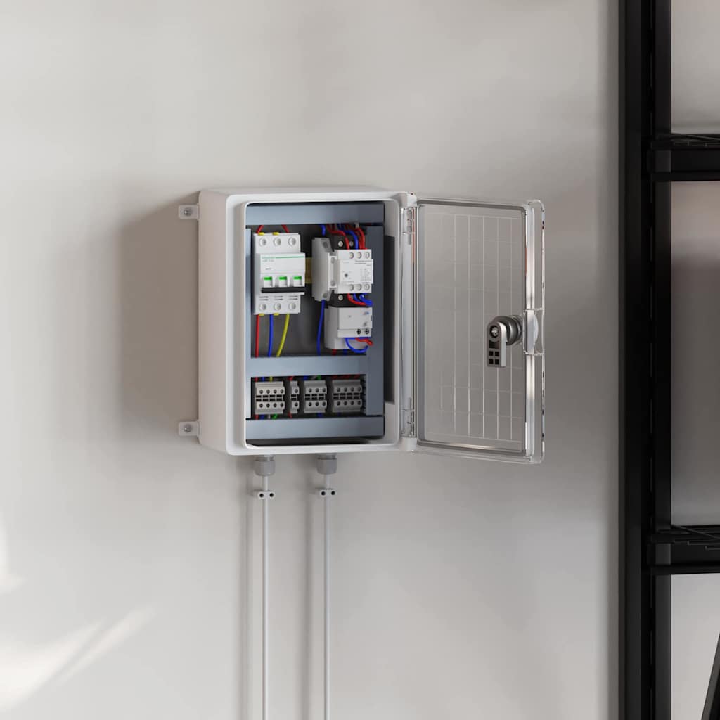 Ντουλάπι Ελέγχου Γκρι 28 x 13 x 28 εκ ΑΒΣ Πλαστικό - Pakobazaar