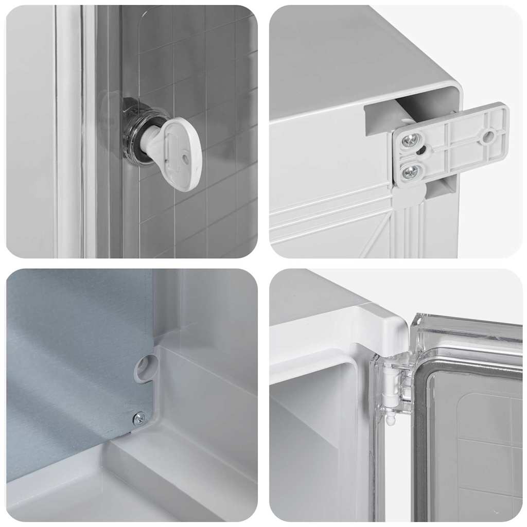 Ντουλάπι Ελέγχου Γκρι 37 x 16,5 x 35 εκ ΑΒΣ Πλαστικό - Pakobazaar