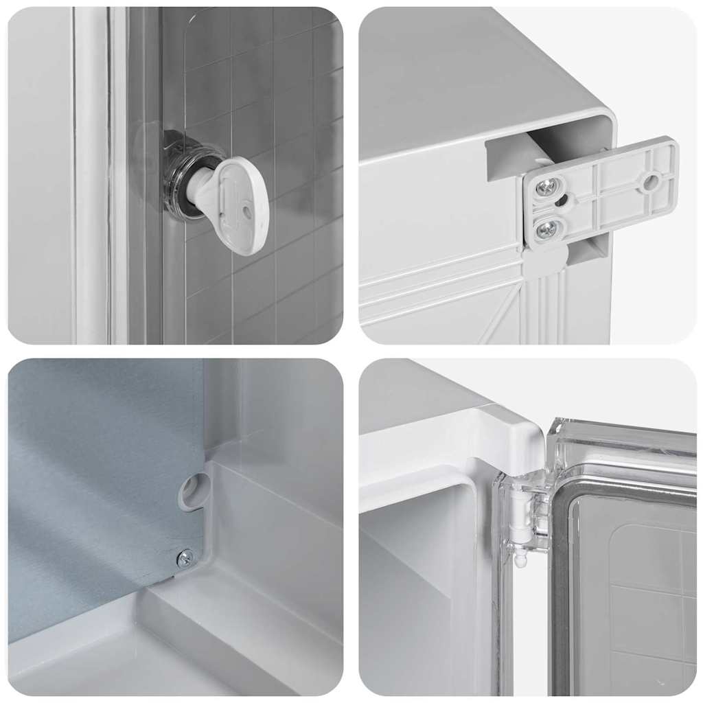 Ντουλάπι Ελέγχου Γκρι 47 x 24 x 50 εκ ΑΒΣ Πλαστικό - Pakobazaar