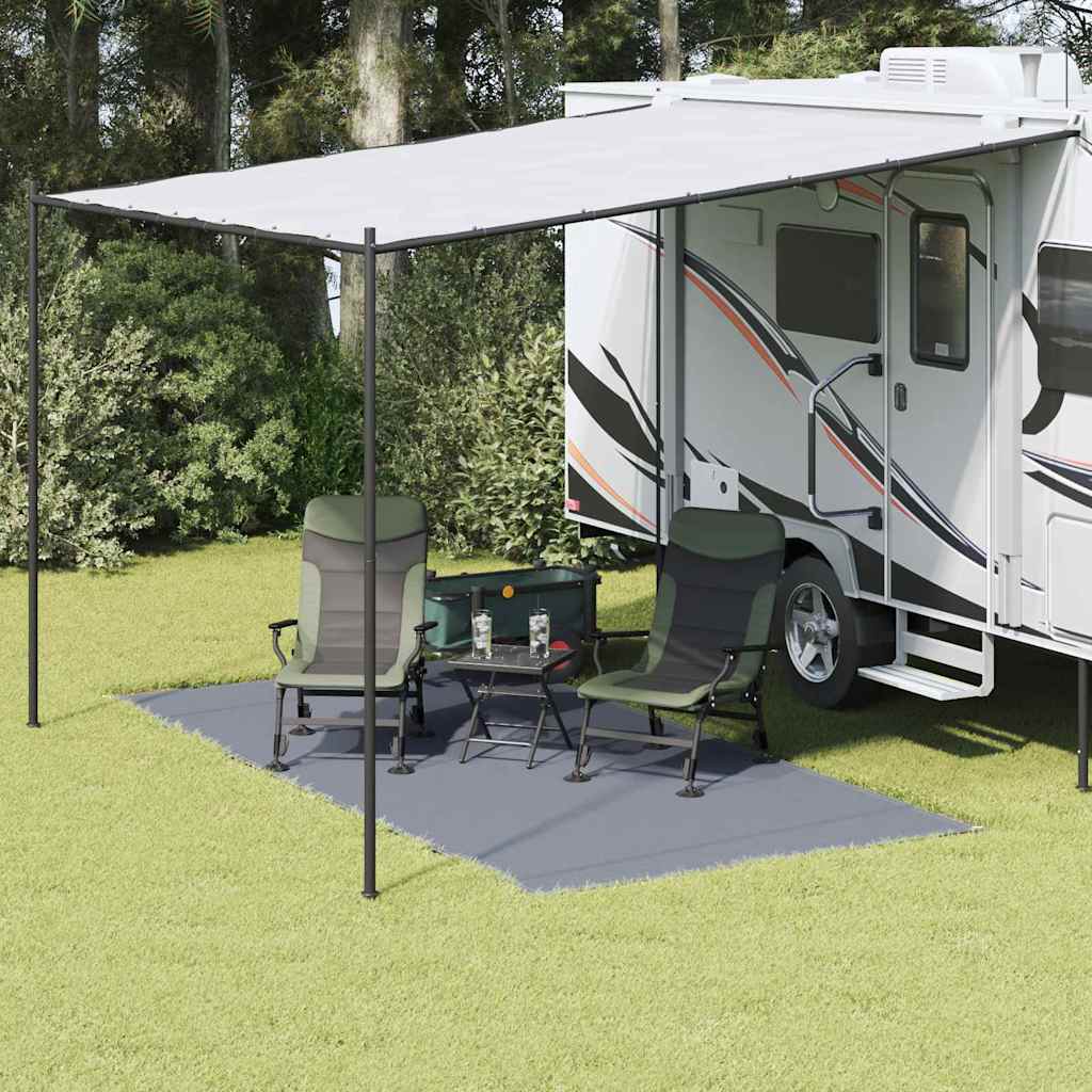 Χαλκάκι Σκηνής Μπλε και Γκρι 400 x 200 cm Πολυαιθυλένιο - Pakobazaar