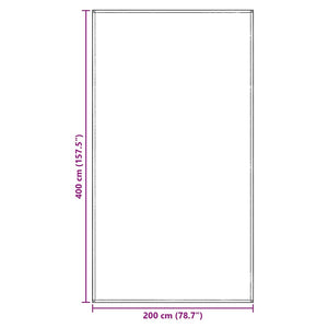 Χαλκάκι Σκηνής Μπλε και Γκρι 400 x 200 cm Πολυαιθυλένιο - Pakobazaar