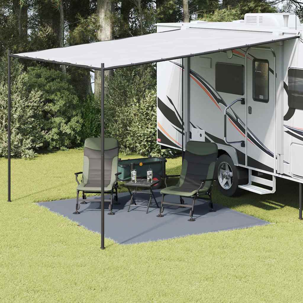 Χαλκάκι Σκηνής Μπλε και Γκρι 300 x 250 εκ Πολυαιθυλένιο - Pakobazaar