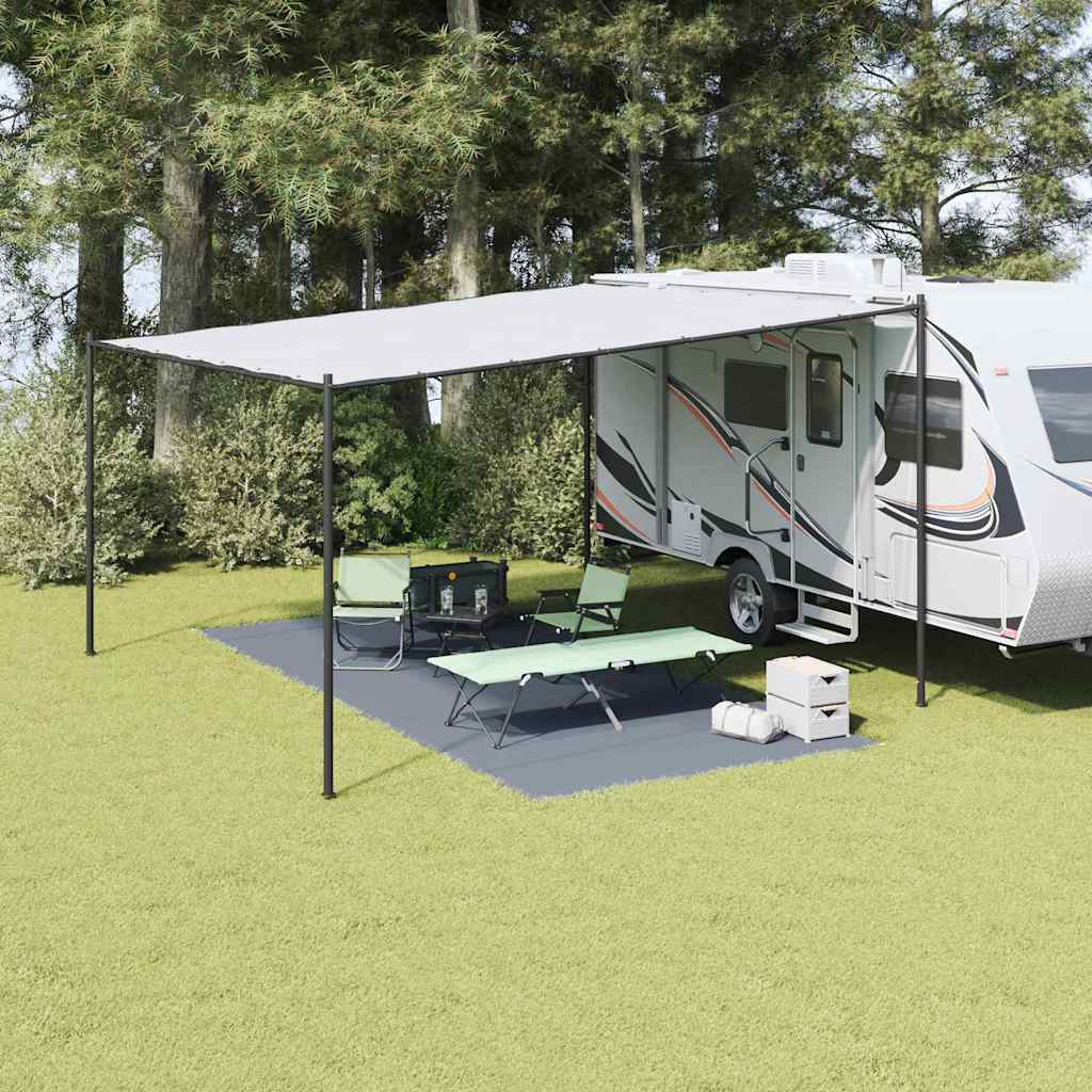 Χαλκάκι Σκηνής Μπλε και Γκρι 550 x 250 cm Πολυαιθυλένιο - Pakobazaar