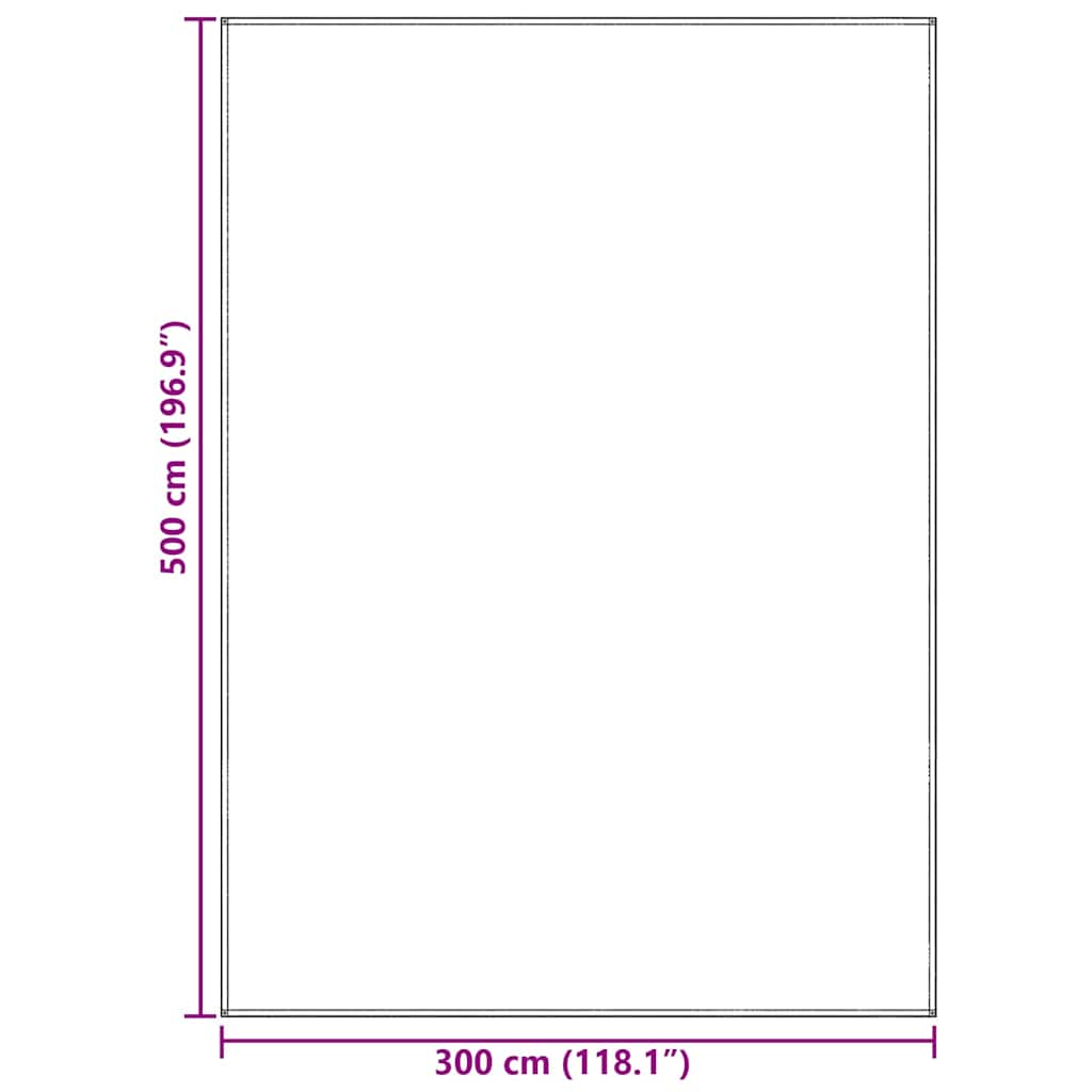 Χαλκάκι Σκηνής Μπλε και Γκρι 500 x 300 εκ Πολυαιθυλένιο - Pakobazaar