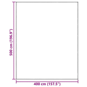 Χαλκάκι Σκηνής Μπλε και Γκρι 500 x 400 εκ. Πολυαιθυλένιο - Pakobazaar