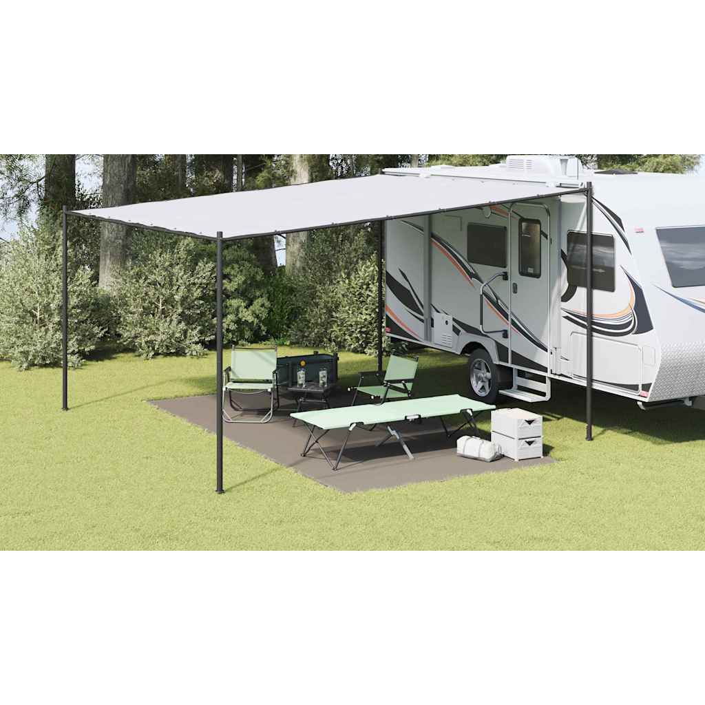 Χαλκάκι Σκηνής Ανοιχτό γκρι 500 x 250 cm Πολυαιθυλένιο - Pakobazaar