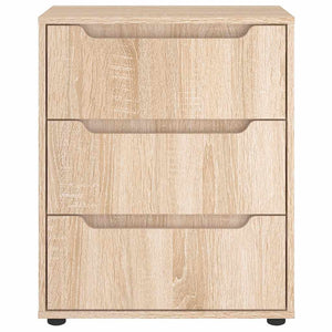 Sideboard VISNES Δρυς Sonoma 60x40x73 cm Ξύλο μηχανής - Pakobazaar