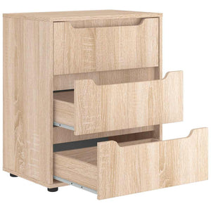 Sideboard VISNES Δρυς Sonoma 60x40x73 cm Ξύλο μηχανής - Pakobazaar