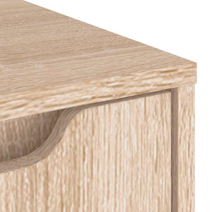 Sideboard VISNES Δρυς Sonoma 60x40x73 cm Ξύλο μηχανής - Pakobazaar