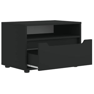 ντουλάπι τηλεόρασης  "VISNES" Μαύρο 60x40x38 cm Ξύλινη κατασκευή