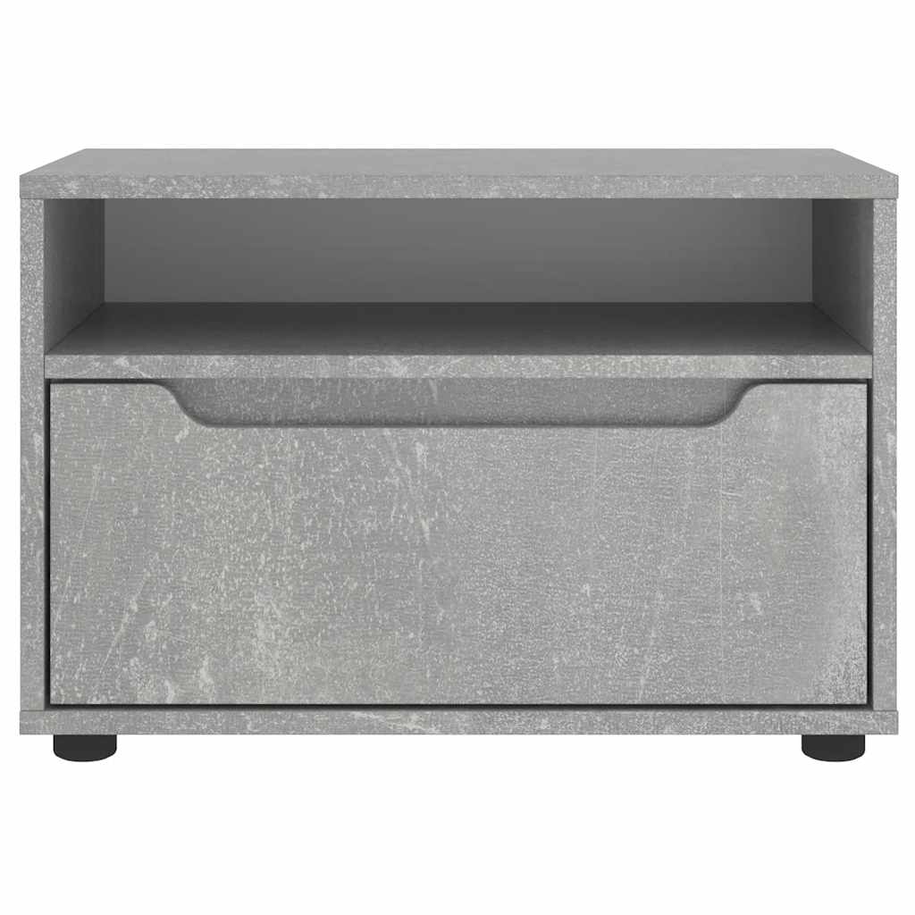 ντουλάπι τηλεόρασης VISNES Γκρι μπετόν 60x40x38 cm
