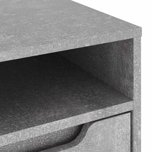 ντουλάπι τηλεόρασης VISNES Γκρι μπετόν 60x40x38 cm