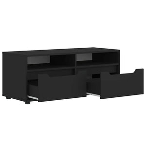 ντουλάπι τηλεόρασης VISNES Μαύρο 100x40x38 cm - Pakobazaar