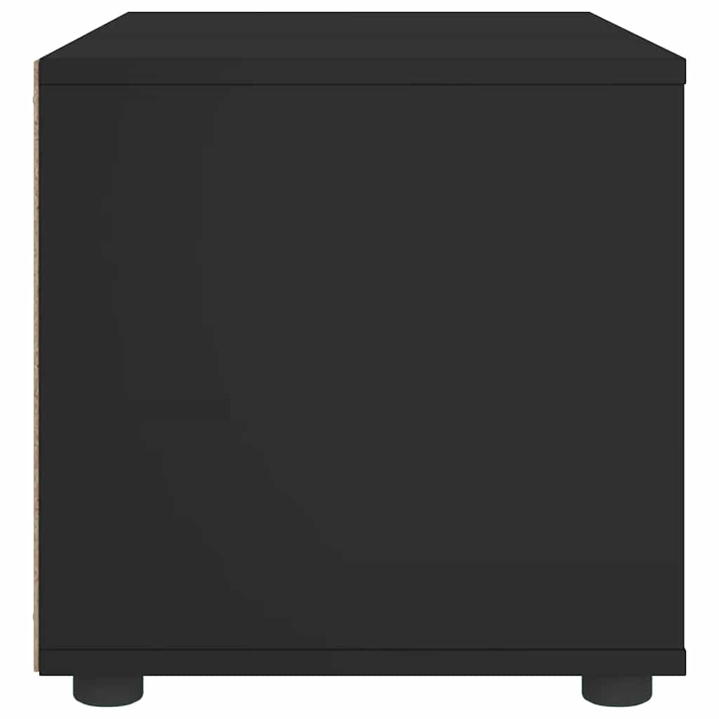 ντουλάπι τηλεόρασης VISNES Μαύρο 100x40x38 cm - Pakobazaar