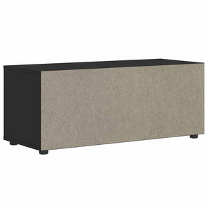 ντουλάπι τηλεόρασης VISNES Μαύρο 100x40x38 cm - Pakobazaar