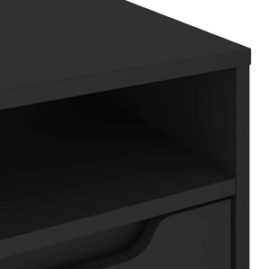 ντουλάπι τηλεόρασης VISNES Μαύρο 100x40x38 cm - Pakobazaar