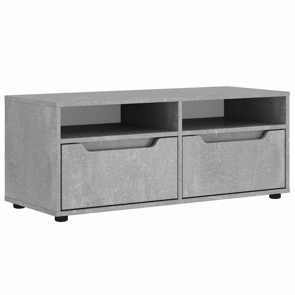 ντουλάπι τηλεόρασης VISNES Γκρι μπετόν 100x40x38 cm